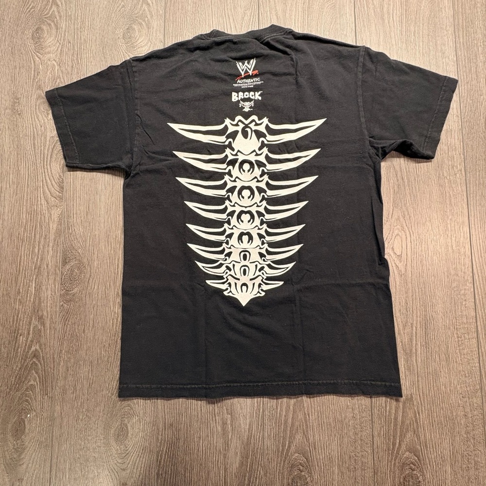 Vintage Brock Lesnar WWE Here Comes The Pain T-Shirt Mens Medium Black Graphic - Picture 4 of 9